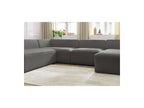 Fixed Panoramic Sofa - Megeve - Bouclé Fabric - Right-Hand Corner