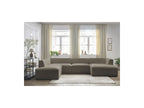Fixed Panoramic Sofa - Megeve - Bouclé Fabric - Right-Hand Corner