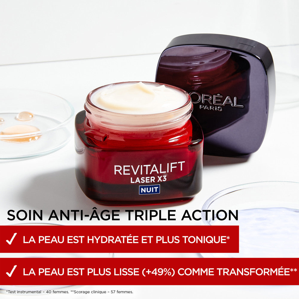 Tratamiento nocturno antiedad con láser Revitalift