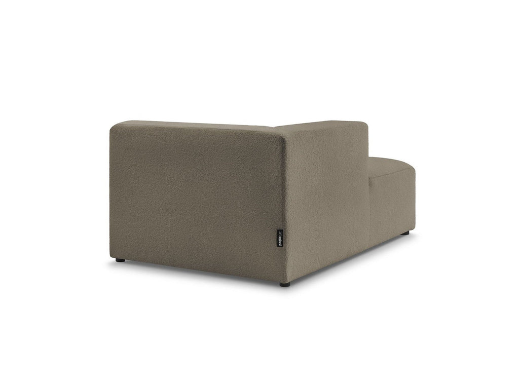 Méridienne Pour Canapé Modulable Megeve - Tissu Bouclette - Angle Gauche