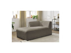 Méridienne Pour Canapé Modulable Megeve - Tissu Bouclette - Angle Gauche