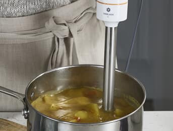 Batidora de Mano con 3 accesorios - Triblade - 850W - Blanco/Gris