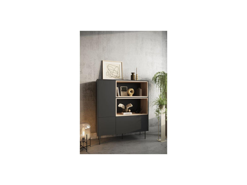 Atlas - Buffet Haut 2 Portes Avec Niches