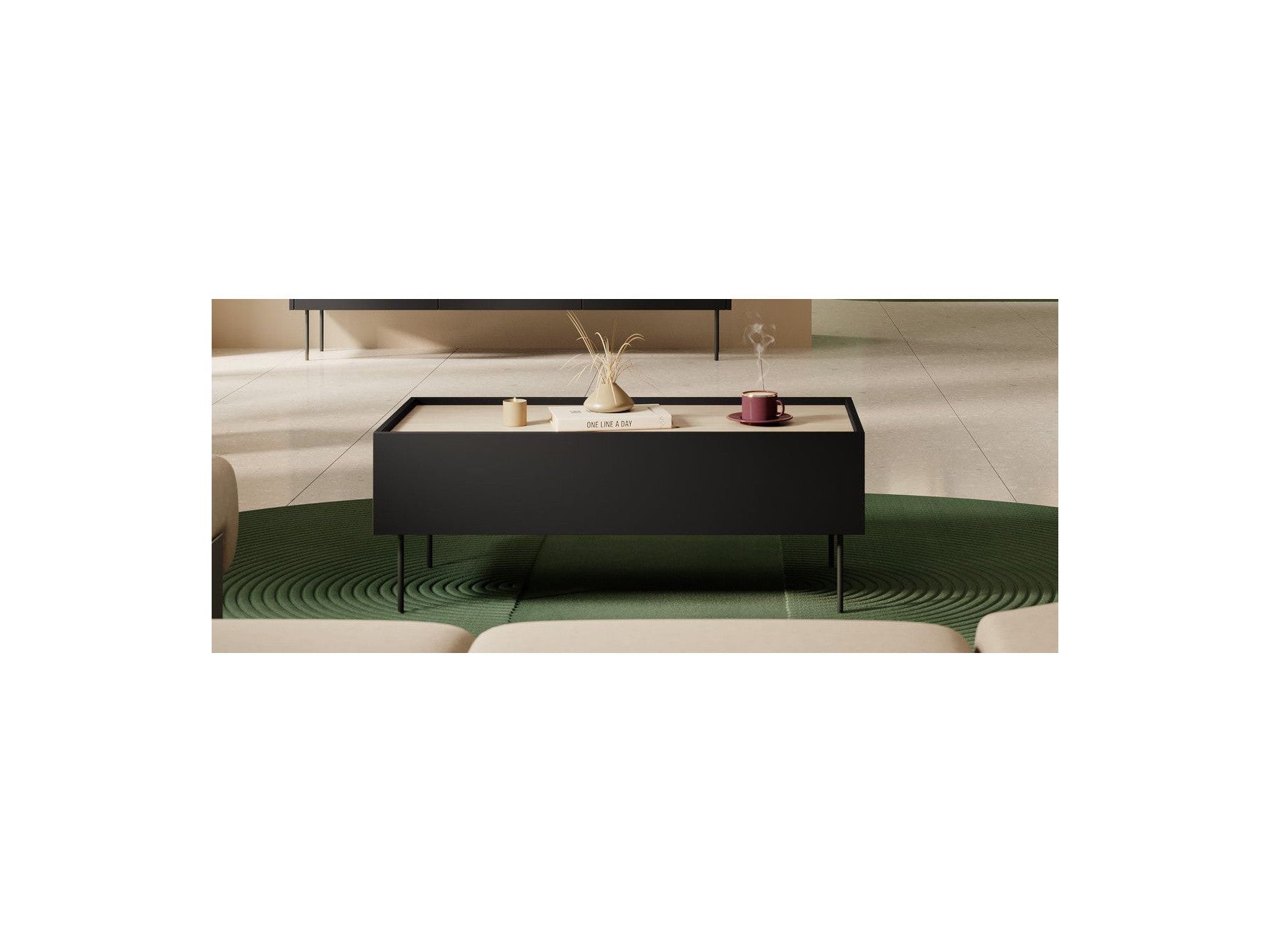 Atlas - Coffee Table with 2 Drawers