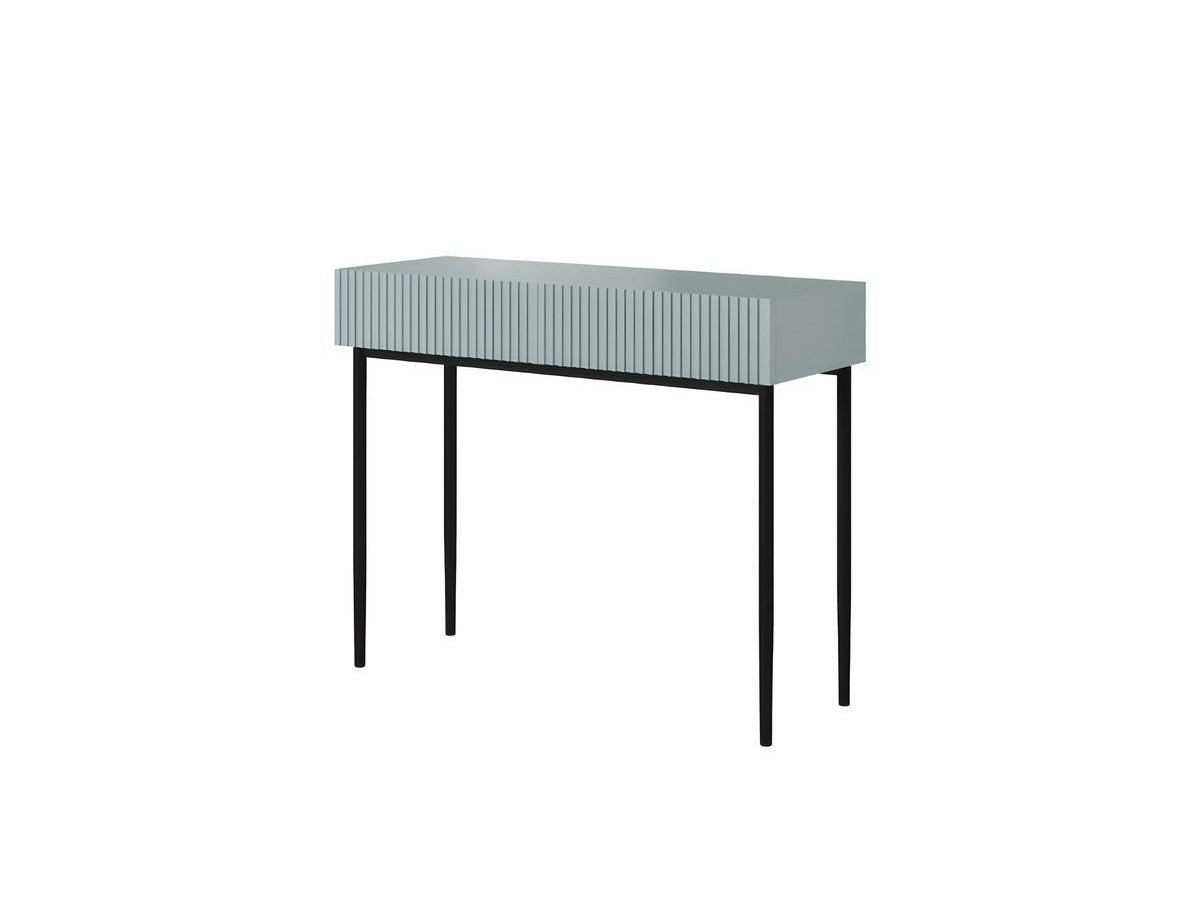 Kasha - Console Table 2 Drawers - Black Legs