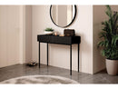 Kasha - 2 Drawer Console - Black Feet