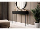 Kasha - 2 Drawer Console - Black Feet