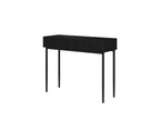 Kasha - Console Table 2 Drawers - Black Legs