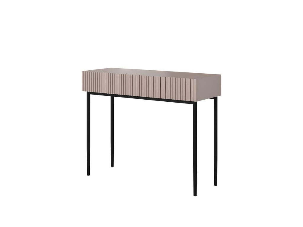Kasha - Console Table 2 Drawers - Black Legs