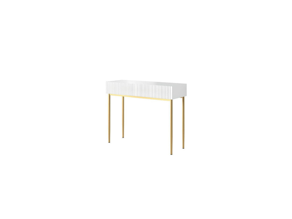 Kasha - 2-Drawer Console Table - Gold Legs