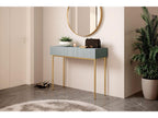 Kasha - 2-Drawer Console Table - Gold Legs