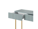 Kasha - 2 Drawer Console - Gold Feet
