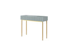 Kasha - 2 Drawer Console - Gold Feet