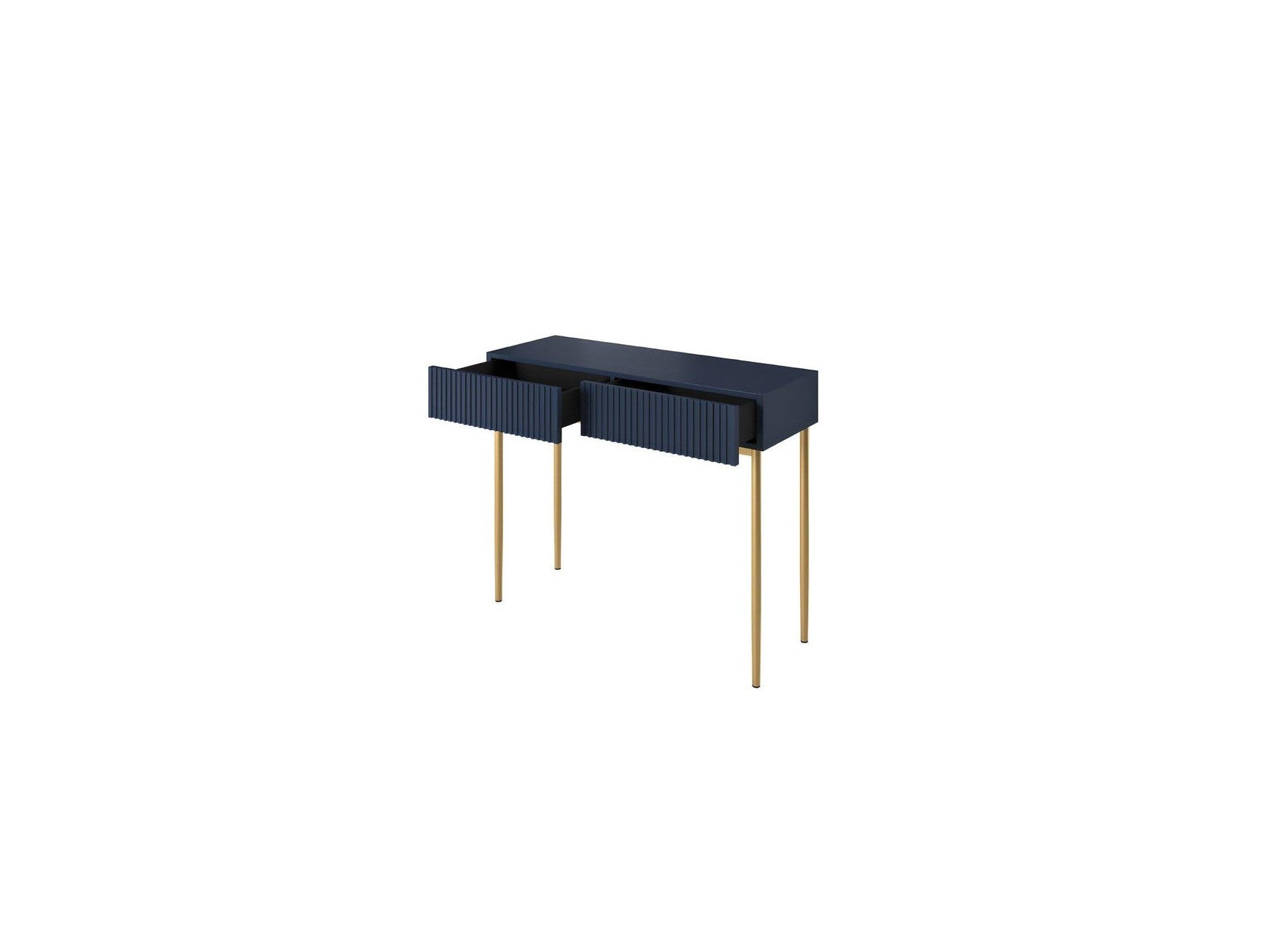 Kasha - 2-Drawer Console Table - Gold Legs