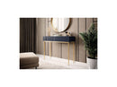 Kasha - 2 Drawer Console - Gold Feet