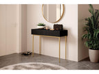 Kasha - 2-Drawer Console Table - Gold Legs
