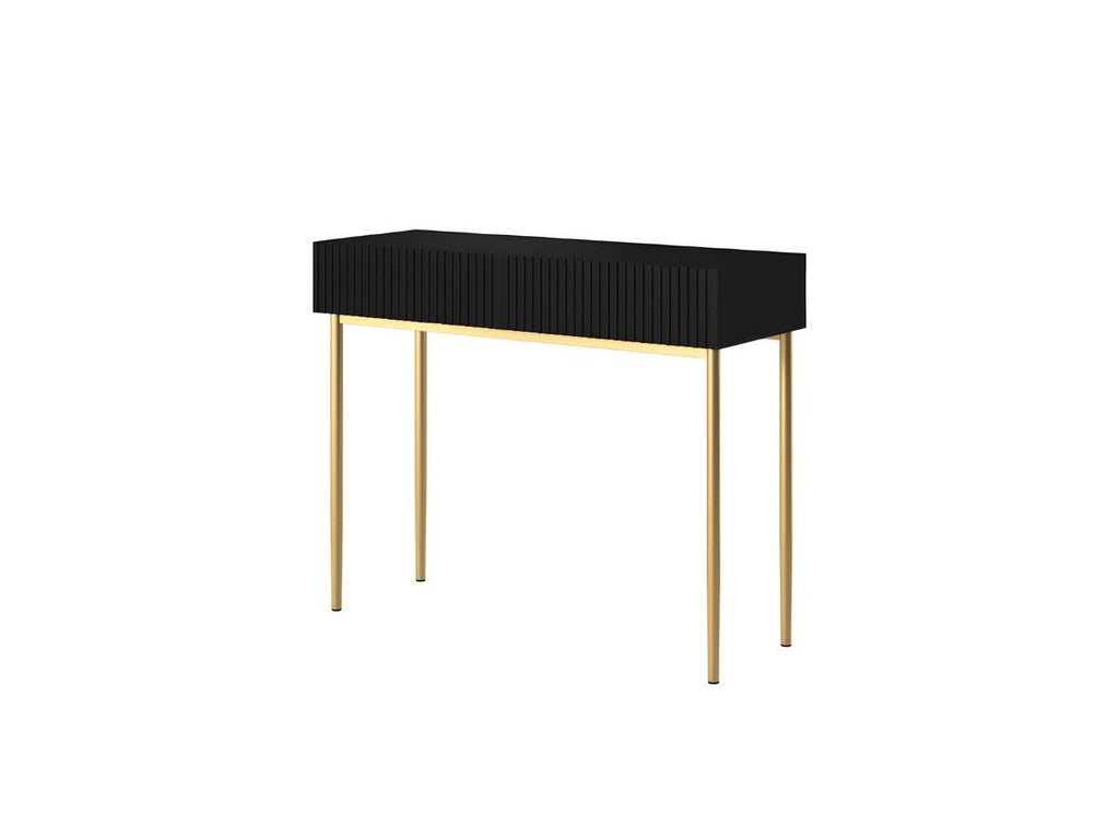 Kasha - 2-Drawer Console Table - Gold Legs
