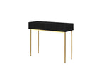 Kasha - 2-Drawer Console Table - Gold Legs