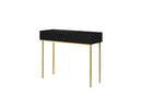 Kasha - 2 Drawer Console - Gold Feet