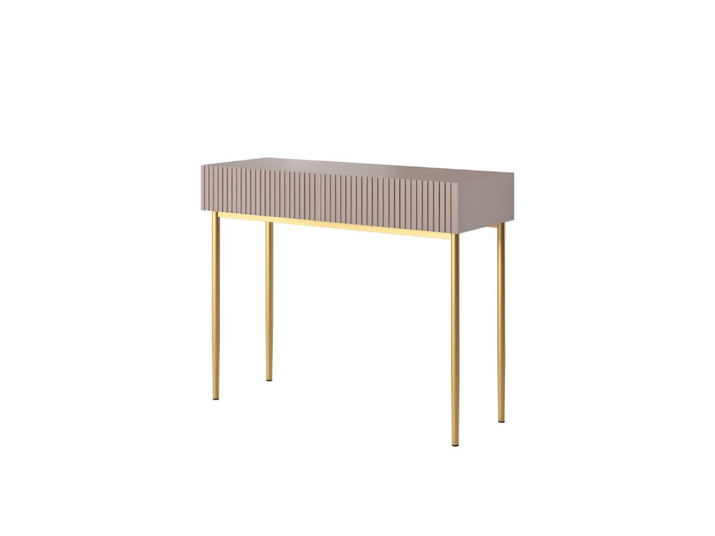 Kasha - 2-Drawer Console Table - Gold Legs