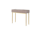 Kasha - 2-Drawer Console Table - Gold Legs
