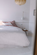 Housse De Couette En Percale De Coton Bio Chics Carreaux Rouilles