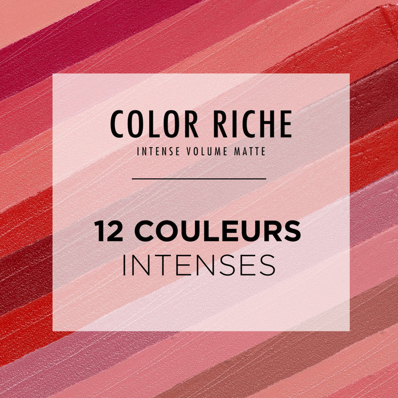 Barra de labios mate Color Riche Intense Volume 346 Le Rouge Determination