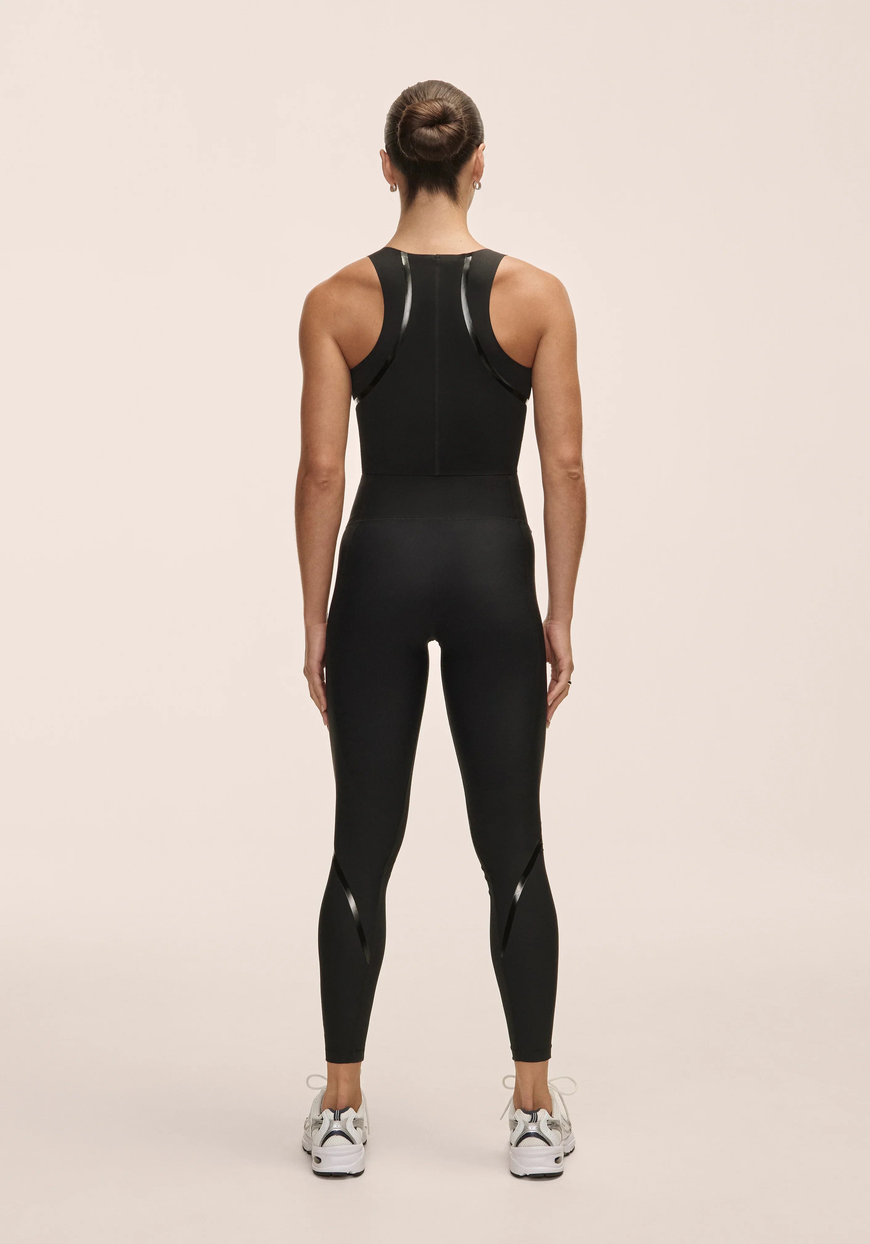 Sculpture 2.0 High Waist Tights - Liquid Black