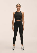 Sculpture 2.0 High Waist Tights - Liquid Black