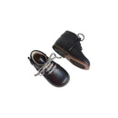 Chaussures Bottillons Souples Clarence Noeud - Cuir Marine - Fille