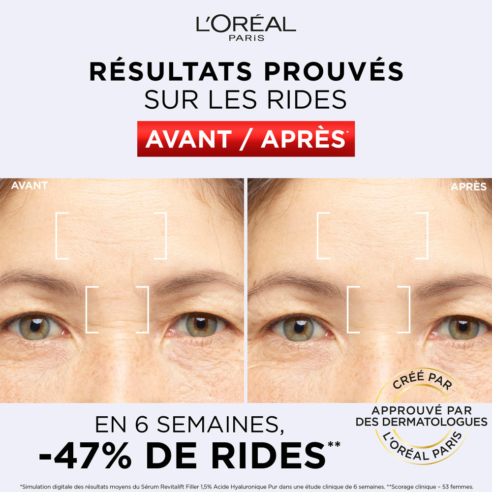 Suero antiarrugas con ácido hialurónico Revitalift Filler
