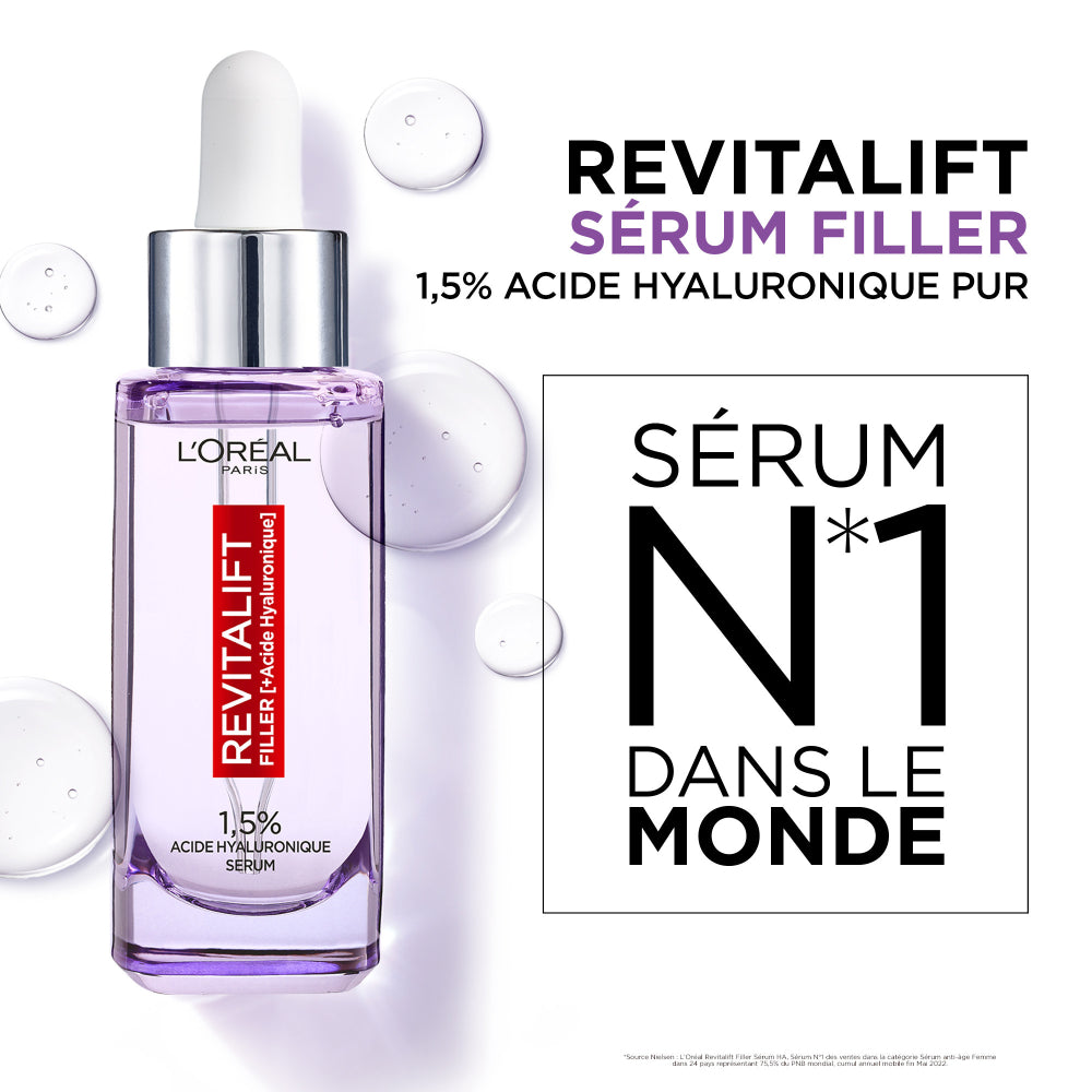 Suero antiarrugas con ácido hialurónico Revitalift Filler