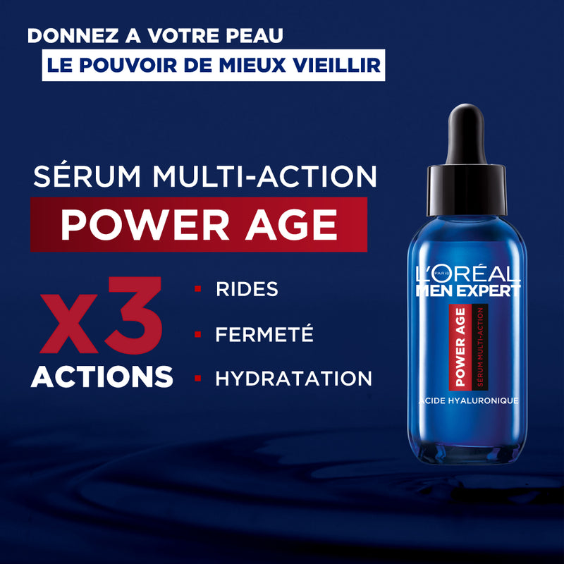 L'Oréal Men Expert Power Age Multi-Action Hyaluronic Acid Serum