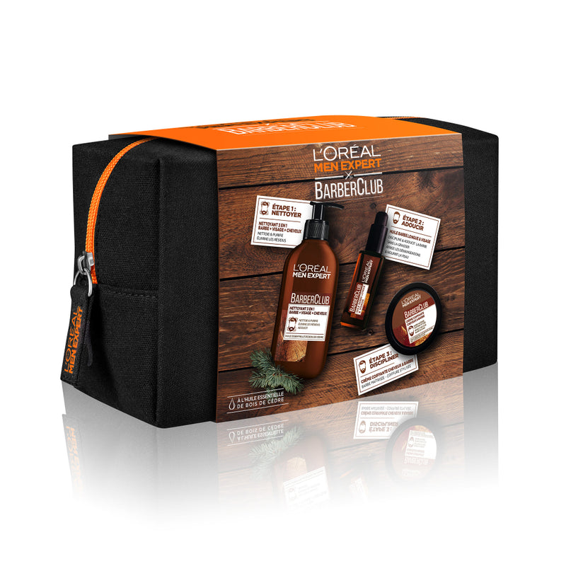 L'Oréal Men Expert Barber Club Beard & Face Care Routine - 3 Products