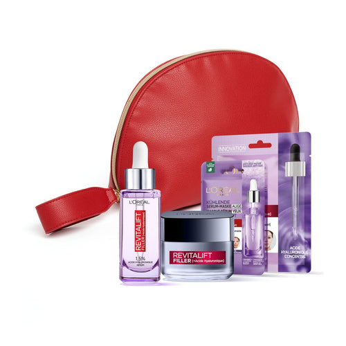 Kit de rutina de hidratación y relleno Revitalift Filler con ácido hialurónico - 4 productos