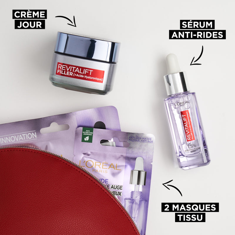 Revitalift Filler Trousse Routine Repulpante & Hydratante À L’Acide Hyaluronique - 4 Produits