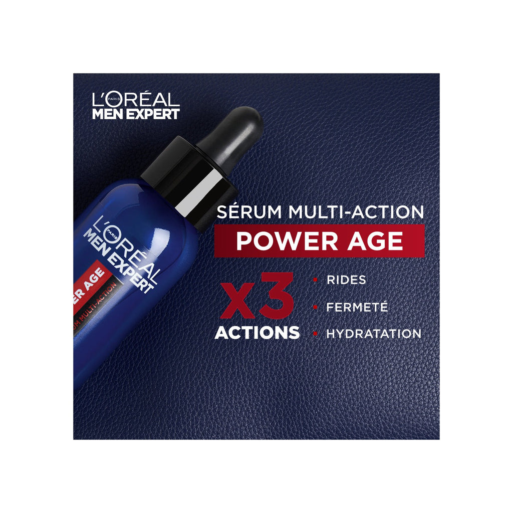 Kit de rutina antienvejecimiento Power Age de Men Expert