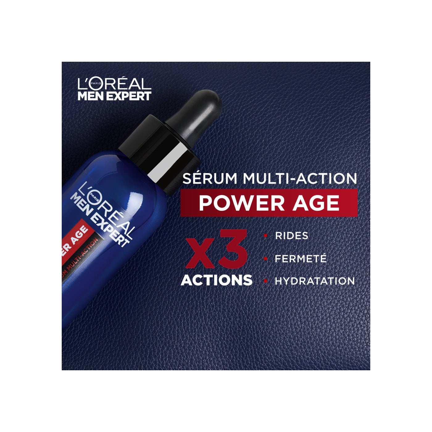 Kit de rutina antienvejecimiento Power Age de Men Expert