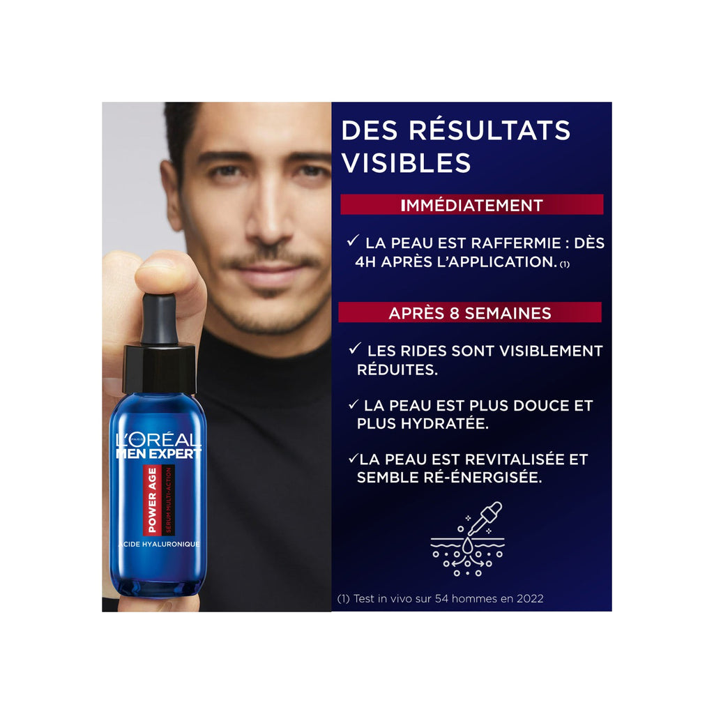 Kit de rutina antienvejecimiento Power Age de Men Expert