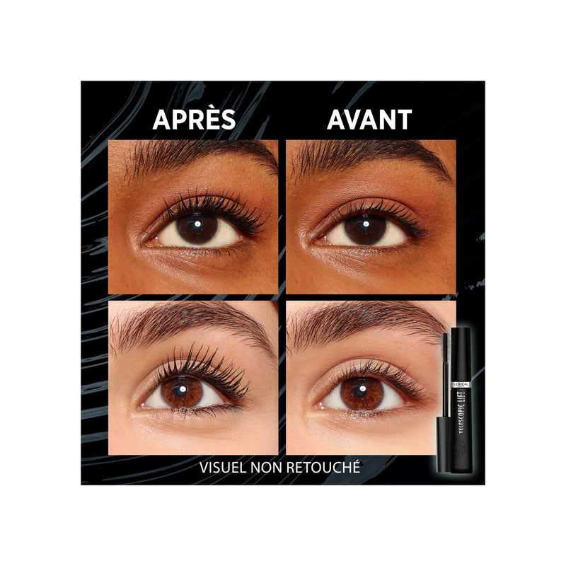 Trousse Duo Mascara Telescopic Lift Noir + Infaillible 36H Grip Liner
