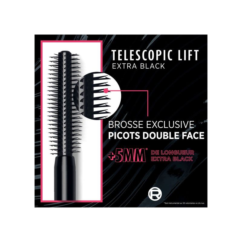 Trousse Duo Mascara Telescopic Lift Noir + Infaillible 36H Grip Liner