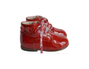 Chaussures Bottillons Souples Clarence Noeud - Vernis Rouge - Fille