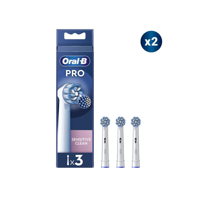 Oral-B Pro Sensitive Clean - 6 Cepillos - Compatible con todos los cepillos excepto Io