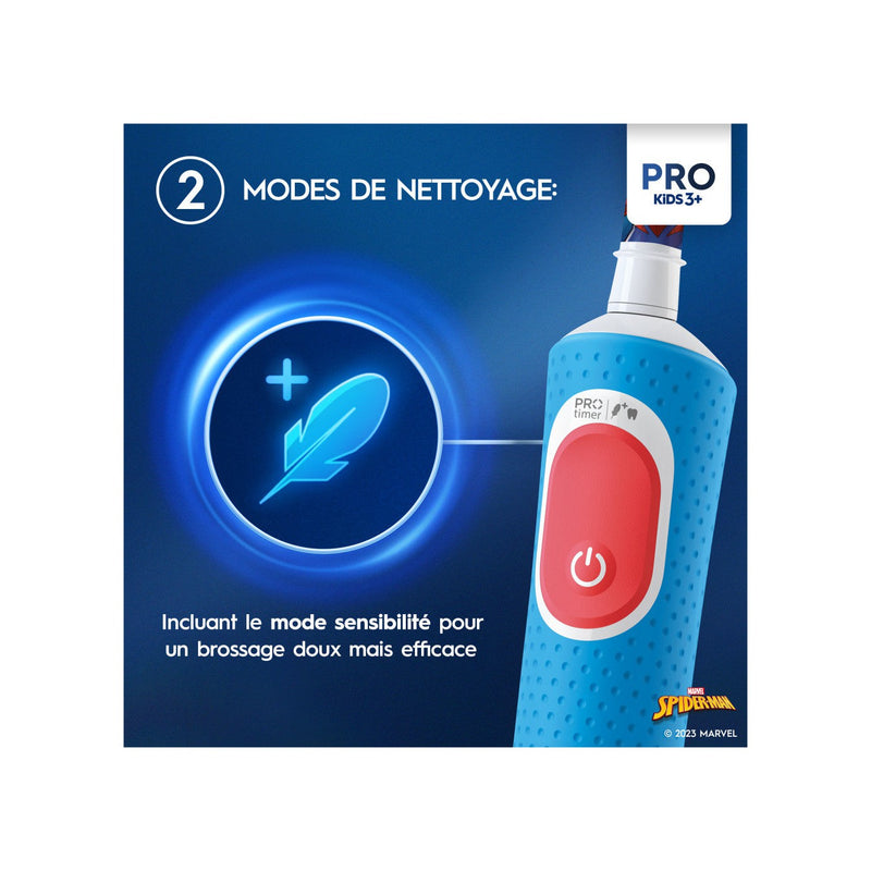 Oral-B Pro Kids Spider-Man Brosse À Dents Électrique