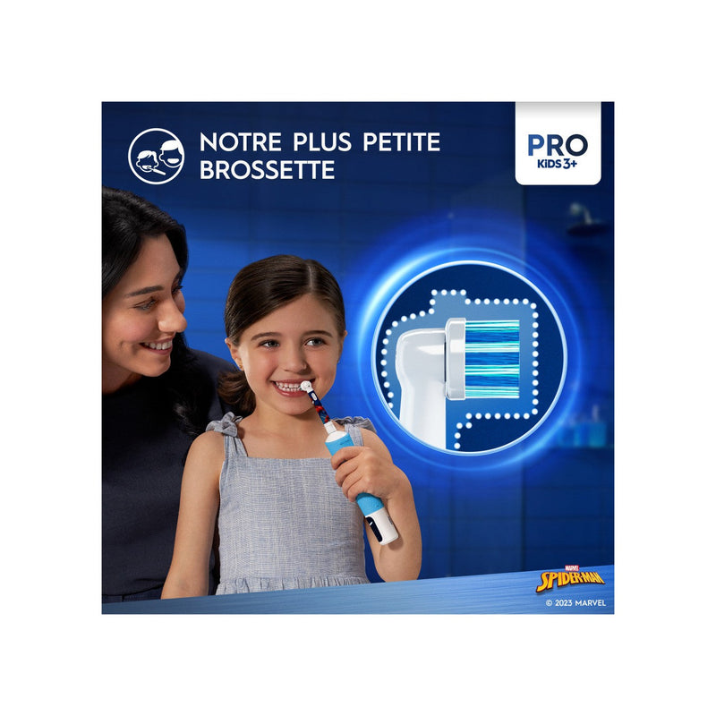 Oral-B Pro Kids Spider-Man Brosse À Dents Électrique