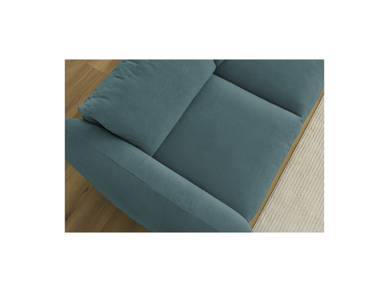 Canapé Droit Fixe 3 Places - Ernest - Tissu Lisse