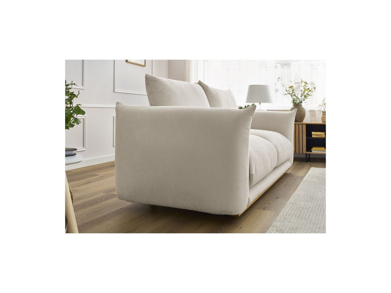 Canapé Droit Fixe 2 Places - Ernest - Tissu Lisse