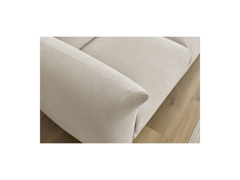 Canapé Droit Fixe 2 Places - Ernest - Tissu Lisse