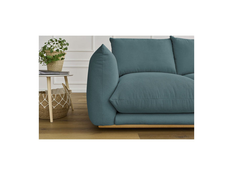 Canapé Droit Fixe 2 Places - Ernest - Tissu Lisse
