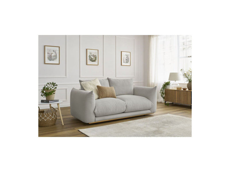 Canapé Droit Fixe 2 Places - Ernest - Tissu Lisse